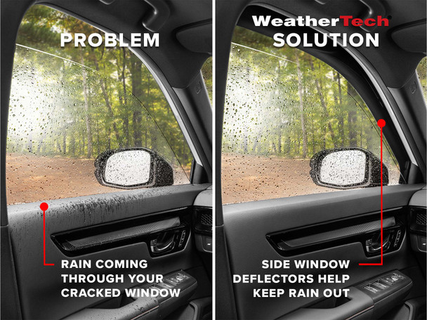 WeatherTech Side Window Deflectors | Mercedes Sprinter 2019+