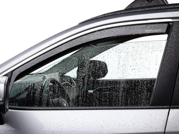 WeatherTech Side Window Deflectors Front & Rear Set | Toyota Corolla, Corolla Hybrid - Matte Black