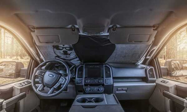 Husky Liners Universal Large SunShade 31" Tall x 38" Wide | Car Windscreen Cover Protector
