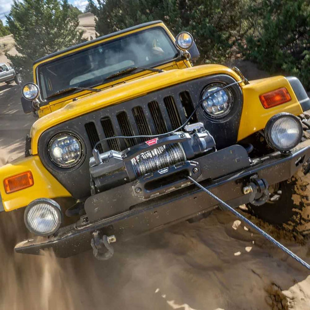 WARN ZEON XC 10-S Electric 12V Winch with Synthetic Rope - 10,000 lb Capacity - 110510