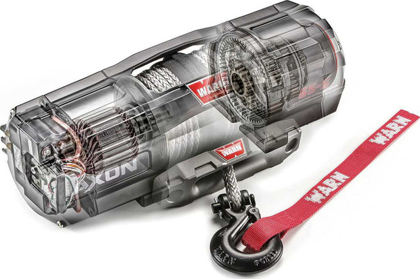 WARN AXON 55-S Powersports Winch with Plow Mode - 5,500 lb Capacity - 110250