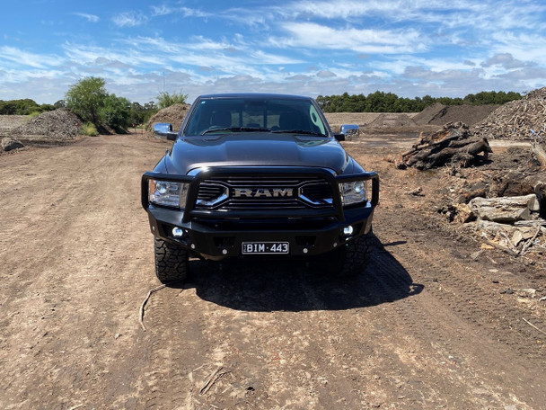 Upfitter Heavy Duty Triple Loop BullBar | For RAM 1500 DS | Winch Compatible