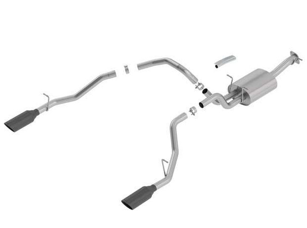 Borla S-Type Cat-Back Exhaust System w/Black Tips | Fits RAM 1500 DT (2019-2024)