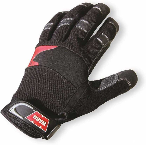 WARN Synthetic Leather Winch Gloves w/Kevlar Reinforcement | Large | 91650 WARN Synthetic Leather Winch Gloves w/Kevlar Reinforcement | Large | 91650