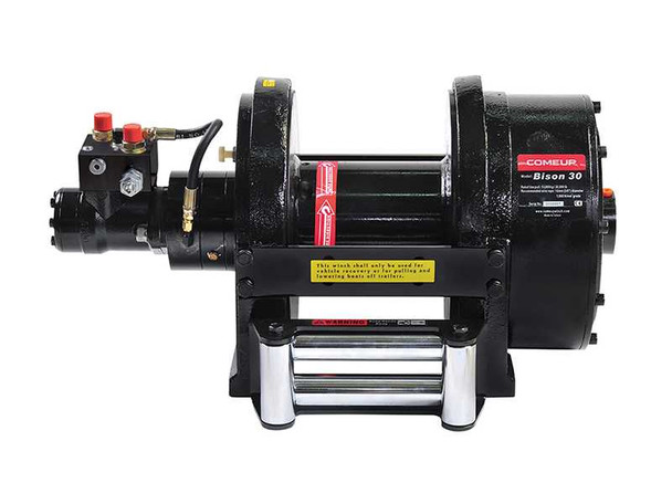 COMEUP Bison 30 | 30,000 lb / 13.6 Tonnes Hydraulic Recovery Winch - PN 683030 (Std. drum)