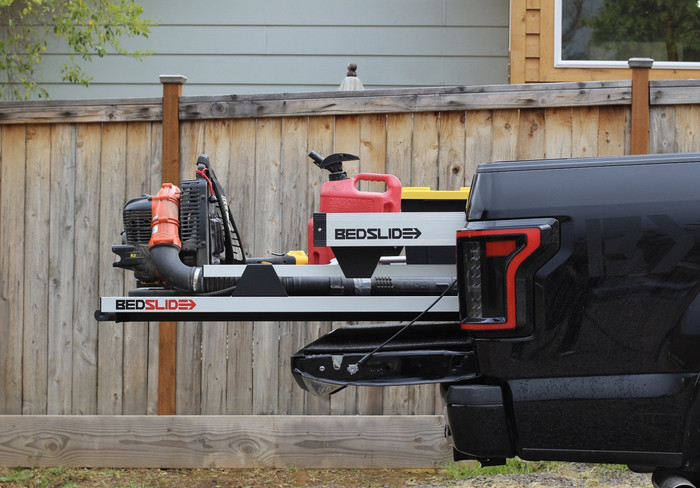 Bedslide 2000 PRO HD Heavy Duty 75" x 48" Ute Bed Slide Cargo Organizer | Black Edition