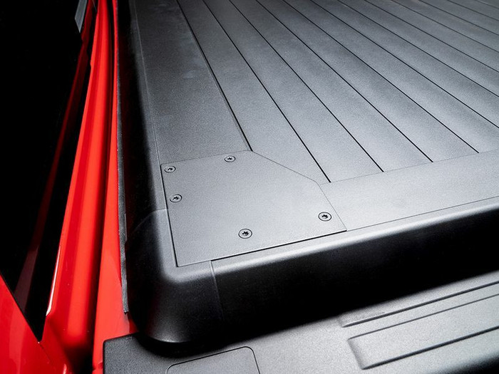 A.R.E. Double Cover Retractable Truck Bed Tonneau Cover | Fits RAM 1500 DS Crew Cab w/out RAMBOX