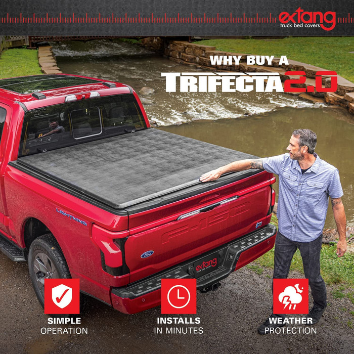 Extang Trifecta 2.0 Soft Folding Tonneau Cover | Fits Nissan Navara / Mercedes X Class Double Cab