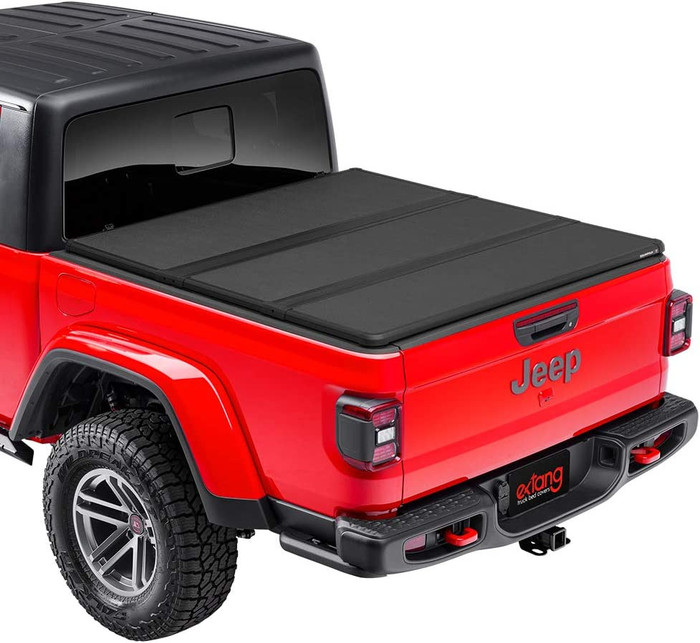 Extang Solid Fold 2.0 Hard Folding Tonneau Cover | Fits Jeep Gladiator w/Trail Rail System (2020+)