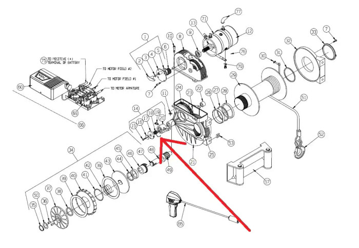 WARN Brake Pawl Spring for M8274 Truck Winch (9257) | 98505