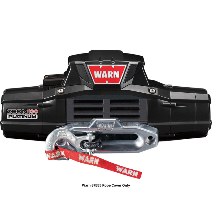 WARN Plastic Slotted Rope Cover For ZEON Winches, Black | 87555