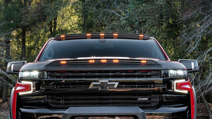 AVS AeroCab Marker Light Bar With Five Amber LED | Fits RAM 1500 DT w/out Sunroof
