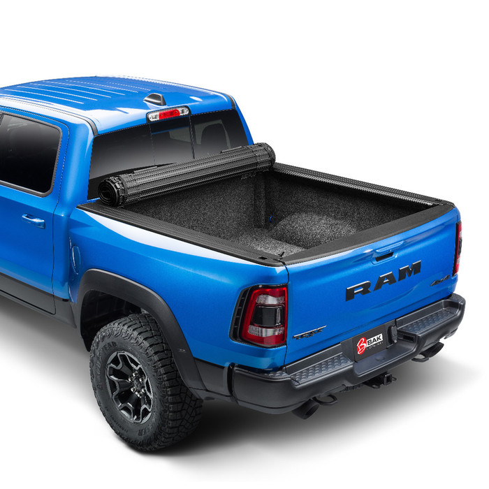 BAK Revolver X4s Hard Rolling Tonneau Cover | Fits RAM 1500 DT Crew Cab w/RAMBOX