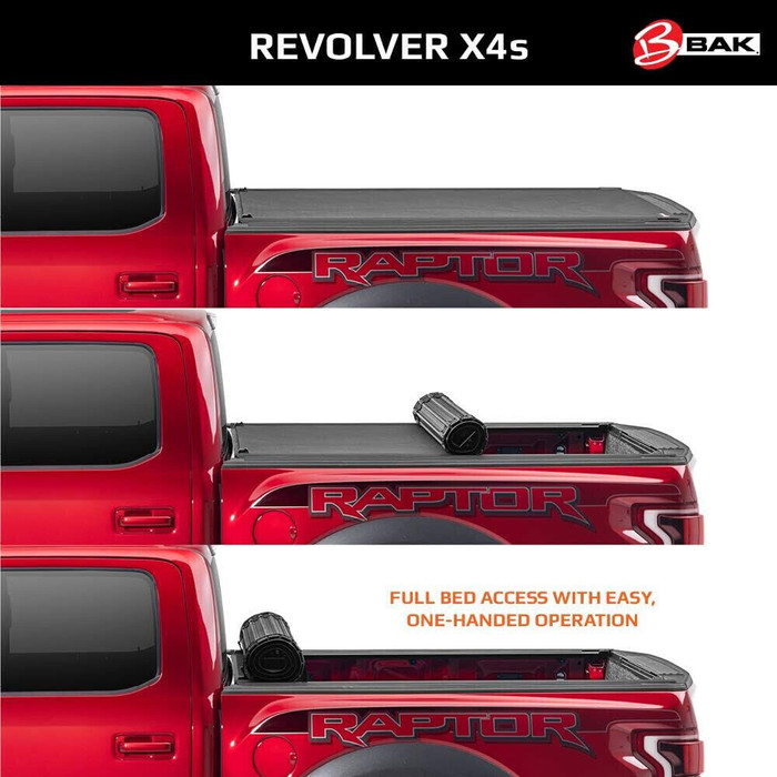 BAK Revolver X4s Hard Rolling Tonneau Cover | Fits Jeep Gladiator