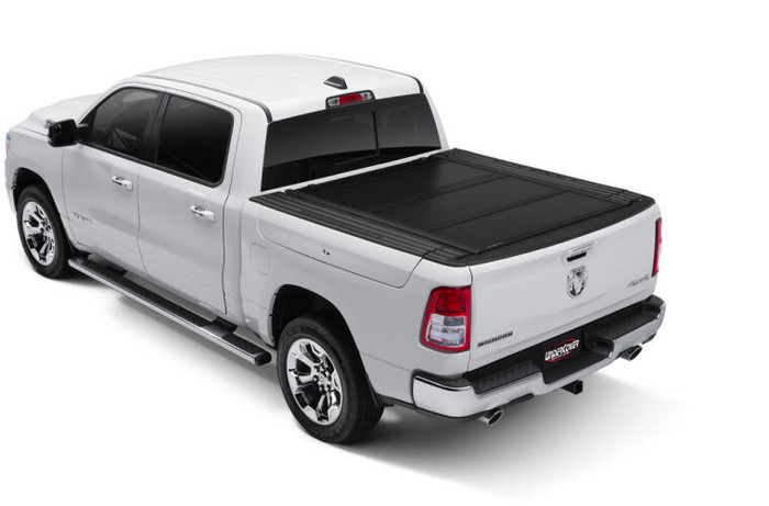 UnderCover Ultra Flex Hard Folding Truck Bed Tonneau Cover | Fits RAM 1500 DT w/RAMBOX