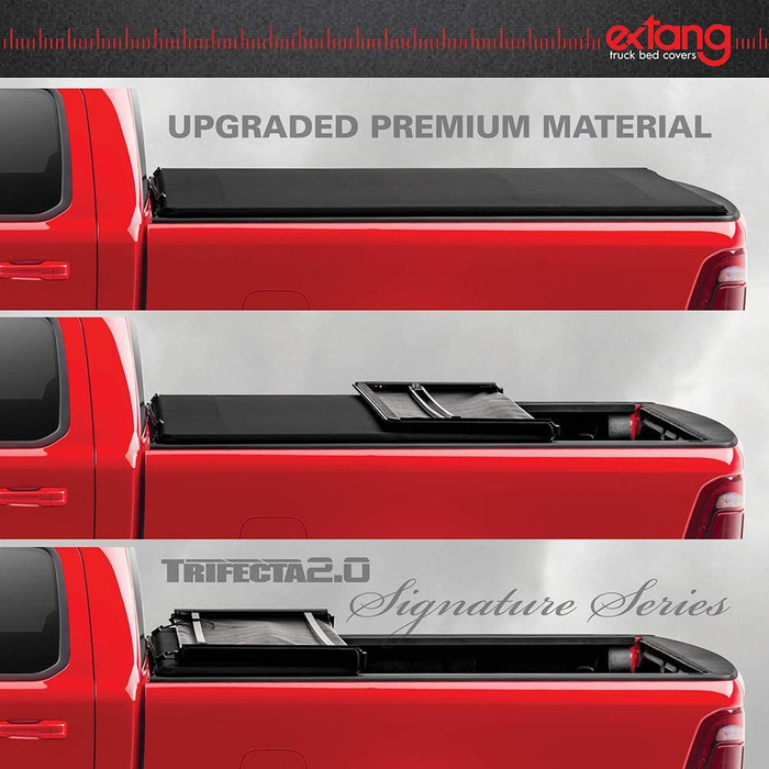 Extang Trifecta Signature 2.0 Soft Folding Tonneau Cover | Fits RAM 1500/2500 (6'4" Bed) w/out Rambox