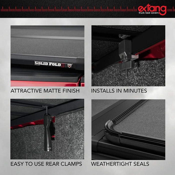 Extang Solid Fold 2.0 Hard Folding Tonneau Cover | Fits Toyota Hilux (2020+)