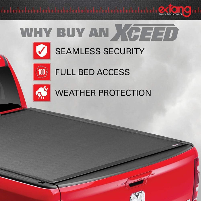 Extang Xceed Aluminium Hard Folding Truck Bed Tonneau Cover | Fits Volkswagen Amarok (2020-2022)