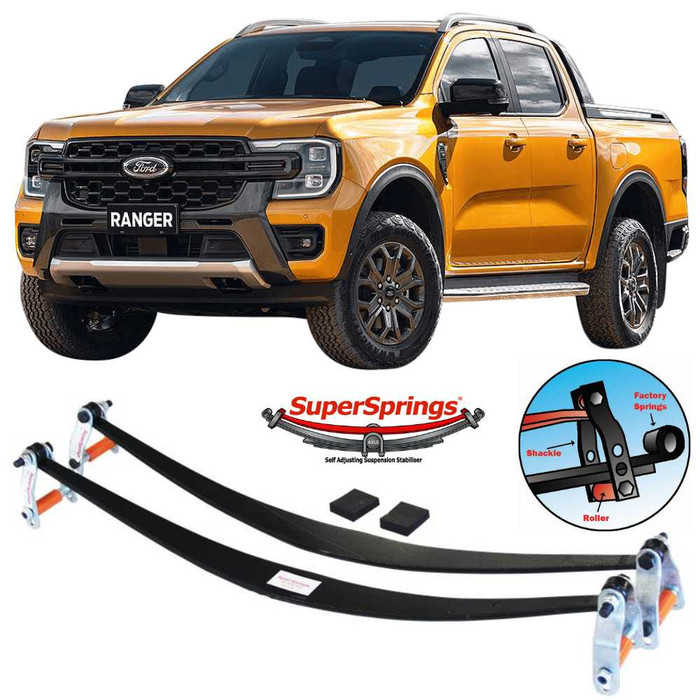 SuperSprings Self-levelling Suspension Stabiliser | Fits Ford Ranger Next Gen 4x4 - 2022 on
