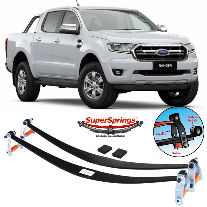 SuperSprings Self-levelling Suspension Stabiliser | Fits Ford Ranger PX 4x4 & 4x2 - 08/2011 to 2021
