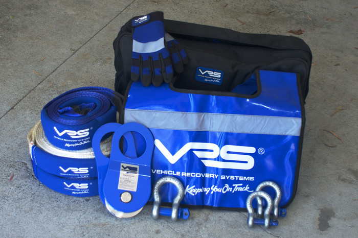 VRS Full Winch Recovery Kit | Snatch Shackle Gloves Extension Protector Bag Offroad 4WD