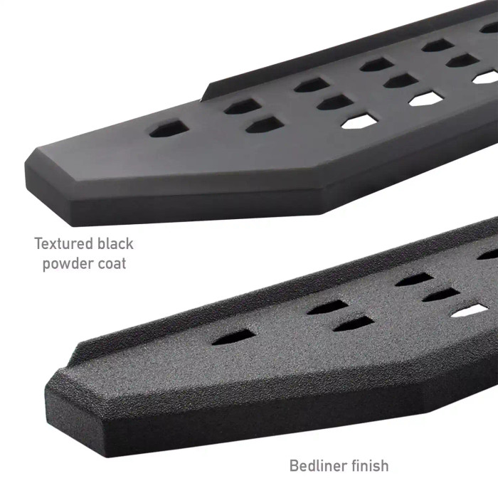 Go Rhino RB20 Running Board Side Steps | Chevrolet Silverado 1500 (2019 - 2024) - Powdercoat Black Finish