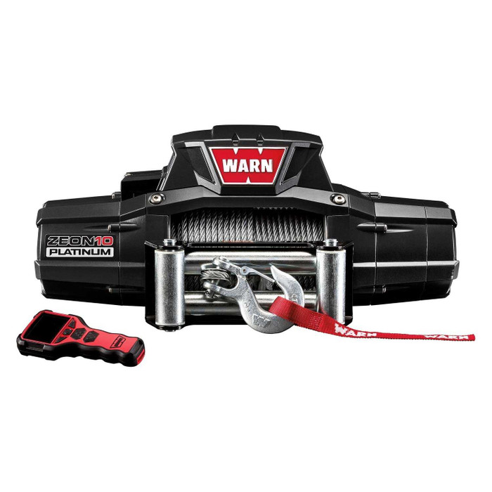WARN ZEON Platinum 10 Electric Winch | 92810 | 10000 lbs 12V DC Wire Rope Wireless Remote