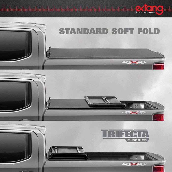 Extang Trifecta E-Series Soft Folding Tonneau Cover | RAM 2500HD W/RAMBOX (2022 +)
