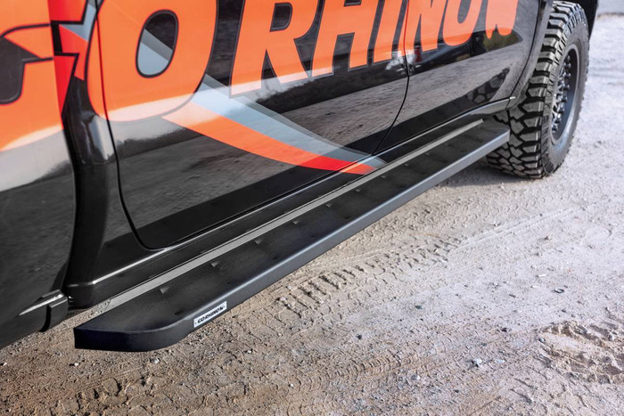 Go Rhino RB10 Running Boards, Side Steps | Ford Ranger PX3/Next Gen (2022+) | Textured Black