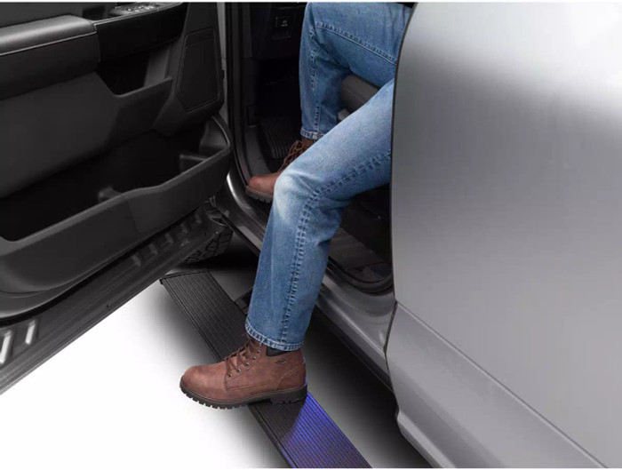 AMP Research PowerStep Electric Running Boards | Power-Retractable Side Steps | Chevrolet Silverado 1500 (2023+)