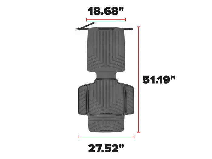 Weathertech Child Car Seat Protector with Seat Back - Tan