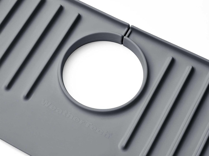 WeatherTech Faucet Mat - Protect Your Kitchen & Bathroom Countertops - Dark Grey/Slate