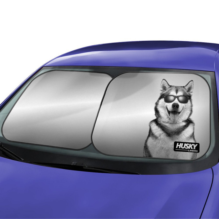 Husky Universal Small SunShade 28" Tall x  31" Wide | Car Windscreen Cover Protector