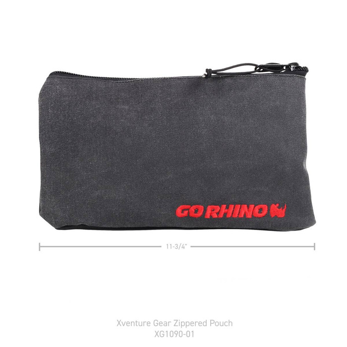 Go Rhino Xventure Recovery Gear Zipped Pouch 7" x 11.5" | Tools Storage Bag
