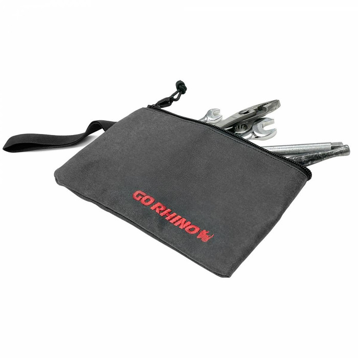 Go Rhino Xventure Recovery Gear Zipped Pouch 7" x 11.5" | Tools Storage Bag