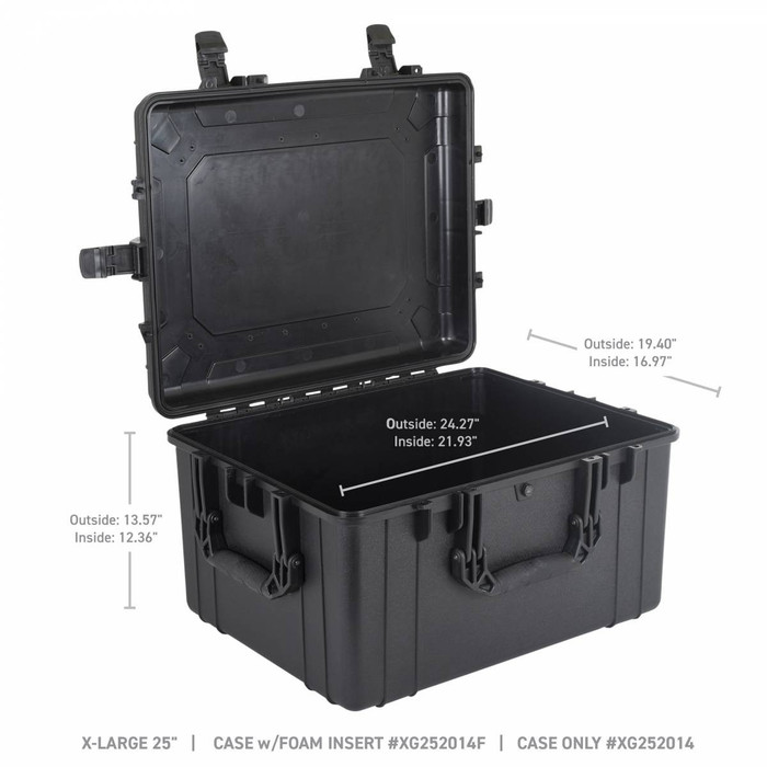 Go Rhino Xventure Hard Shell Gear Case (25" Extra Large) | Rugged Offroad Storage Box