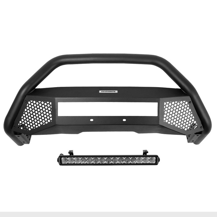 Go Rhino RC4 LR Bull Bar With Mounting Brackets, Single Row 20" LED Light Bar Kit