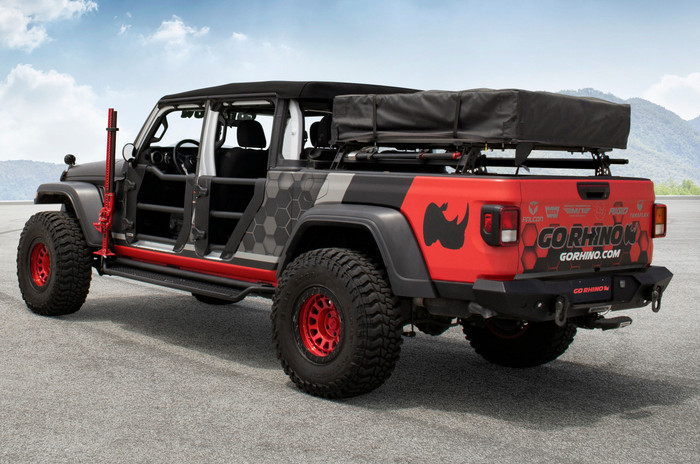 Go Rhino XRS Cross Bars - Bed Rail Kit for Full/Mid Sized Trucks With Tonneau Cover T-Tracks