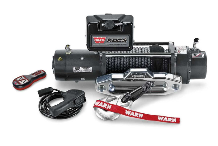 WARN XDC-S 9500lbs Recovery Electric Winch | 88750 | 12V Synthetic Rope Wireless Remote