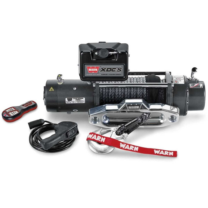 WARN XDC-S 9500lbs Recovery Electric Winch | 88750 | 12V Synthetic Rope Wireless Remote