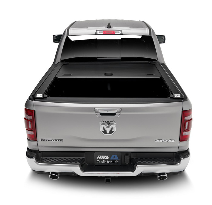 A.R.E. Double Cover Retractable Truck Bed Tonneau Cover | Fits RAM 2500 6'4" Tub w/out RAMBOX