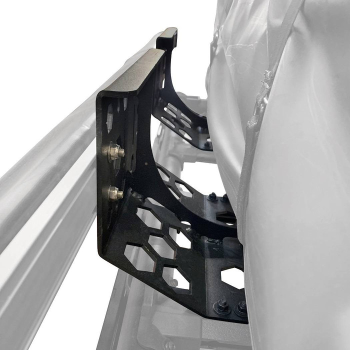 Go Rhino XRS/SRM Awning Bracket Kit | Roof Rack Car Mount Sets - Textured Black