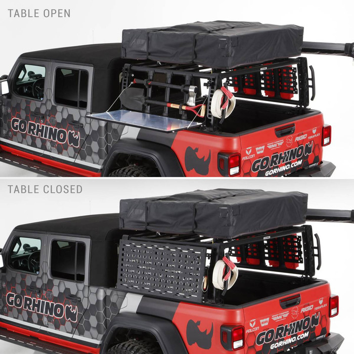 Go Rhino XRS Accessory Gear Table - Midsize Truck