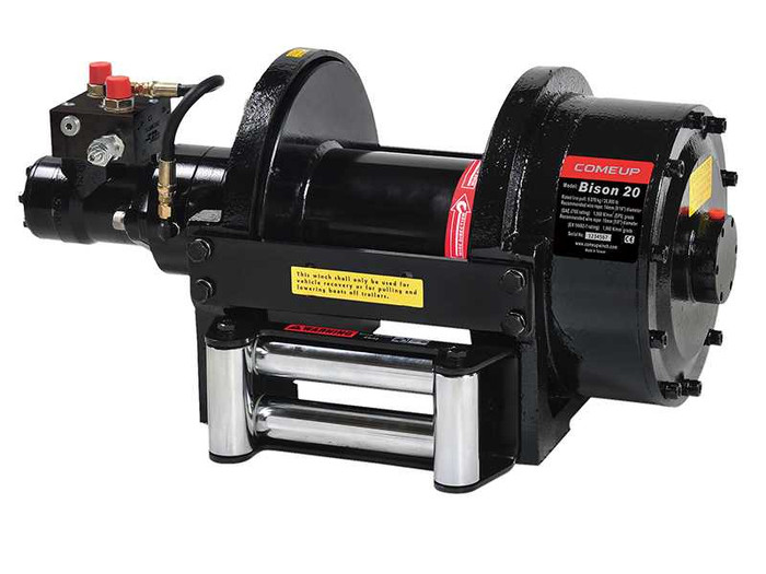 COMEUP Bison 20 | 20,000 lb / 9.07 Tonnes Hydraulic Recovery Winch - PN 682030 (Std. drum)