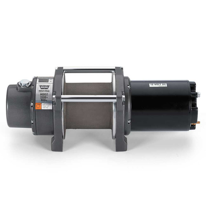 WARN DC2000 12V Electric Industrial Hoist, Mid-Frame - 63899