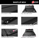 BAK BAKFlip MX4 Hard Folding Tonneau Cover | Fits RAM 1500 DS/2500/3500HD (6'4) - with RAMBOX