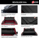 BAK Revolver X4s Hard Rolling Tonneau Cover | Fits RAM 1500 DS/2500 6'4" bed w/out RAMBOX