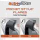 Bushwacker Pocket Style Fender Flares Fits Silverado 1500 Crew Cab ZR2 (2023+) - Front & Rear (4PC)