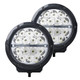 Go Rhino Bright Series LED Lights - Two Round 6" LED Driving Light Kit W/Daytime Running Light