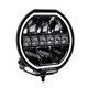 Go Rhino Blackout Series LED Lights - 9" Maxline Hi/Low Beam W/Multi Daytime Running Light